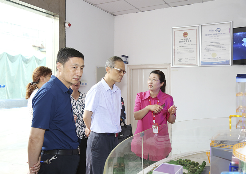 安徽省生态环境厅副厅长罗宏一行莅临97622娱乐电子游戏科技调研指导