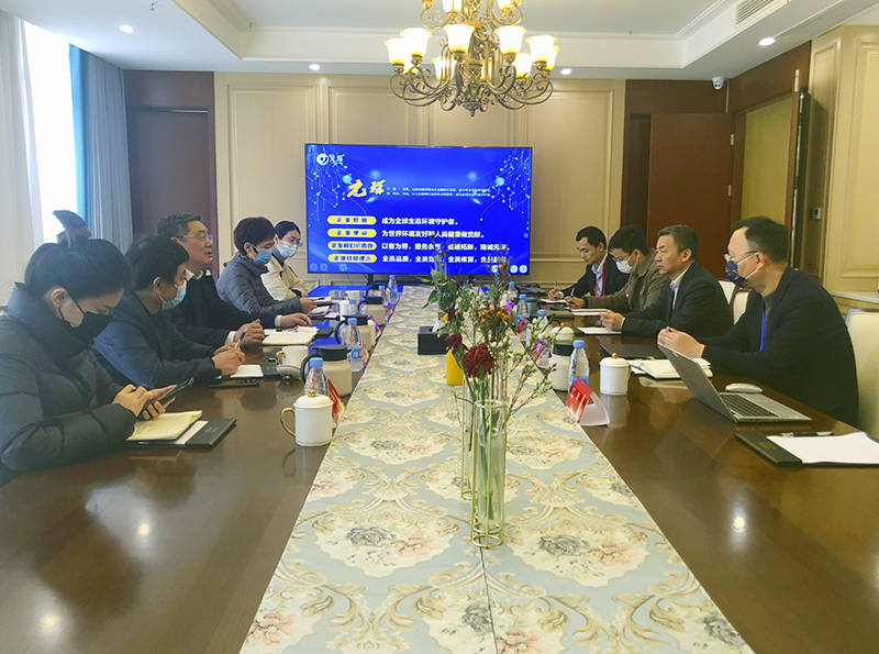  安徽省纺织行业协会到97622娱乐电子游戏科技调研走访 